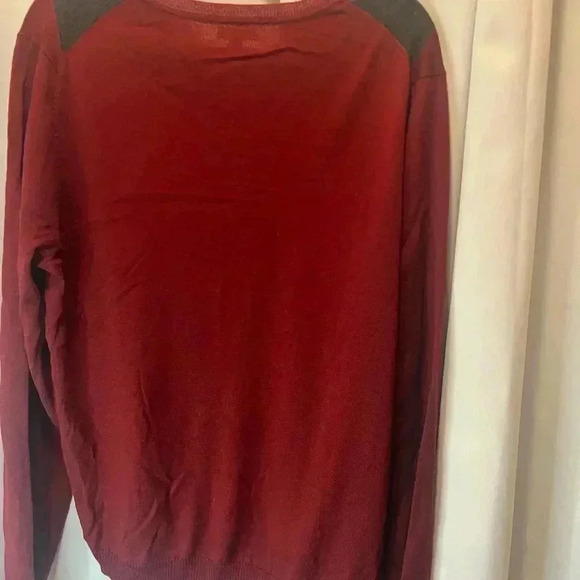 Merino wool blend argyle sweater size XL - Picture 3 of 4